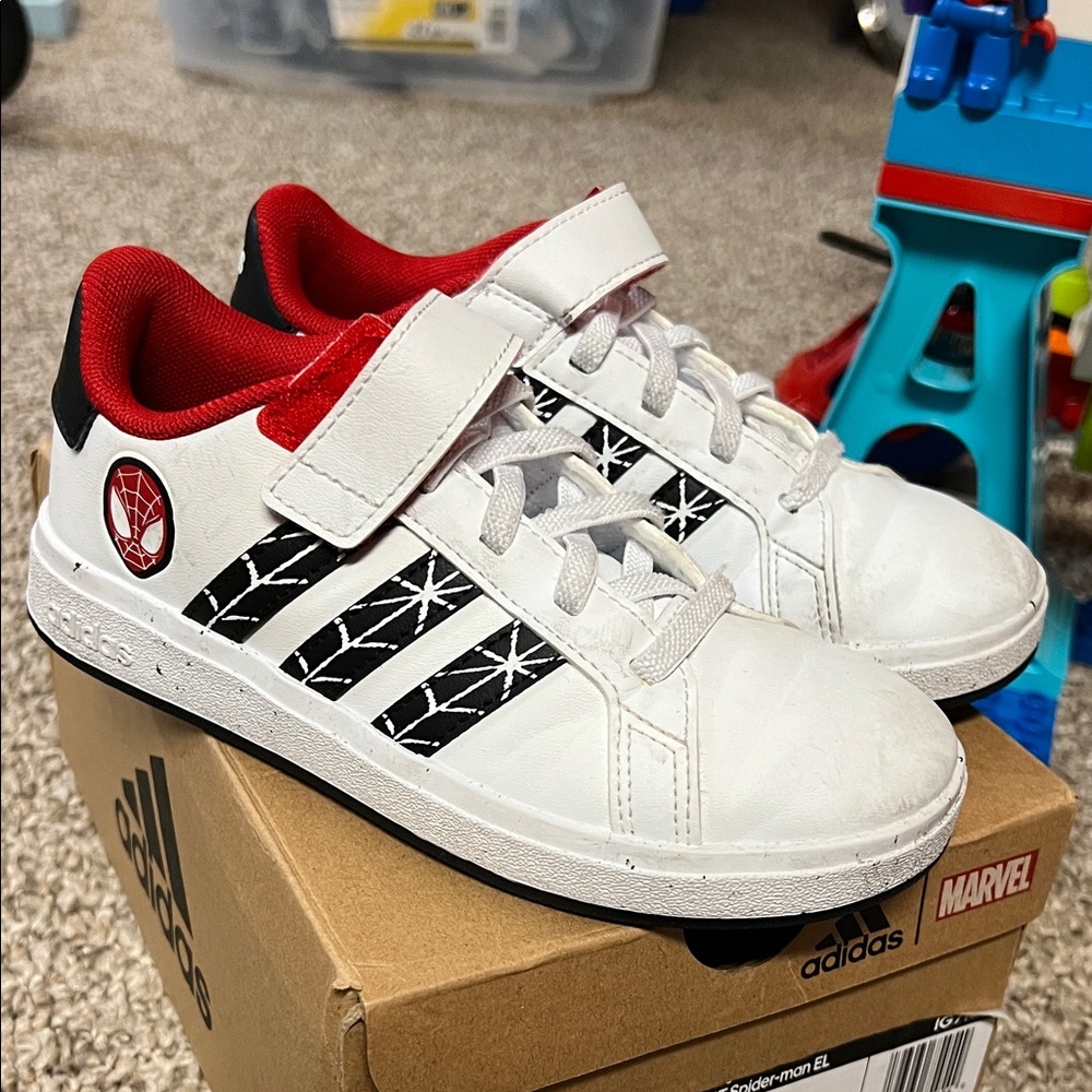 Adidas Kids Spider-Man Sneakers - Red, Black, White